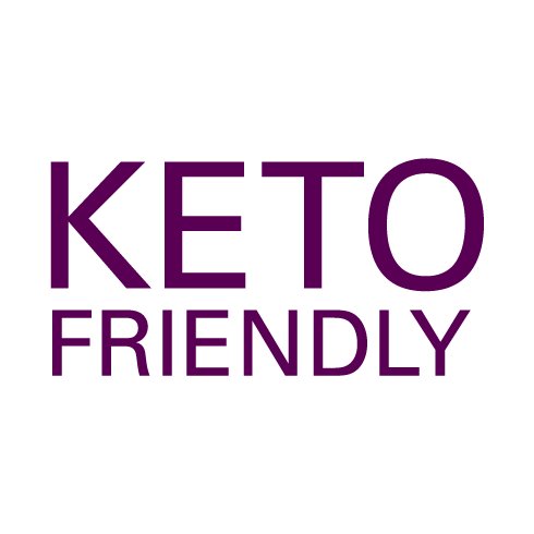 Seal indicating this product is certified as keto-friendly
