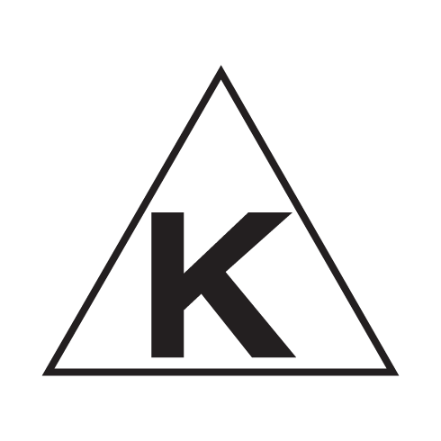 Immagine del distintivo Kosher (Triangolo K).