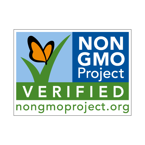 Seal indicating this product is Non-GMO Project Verified by NonGMOproject.org
