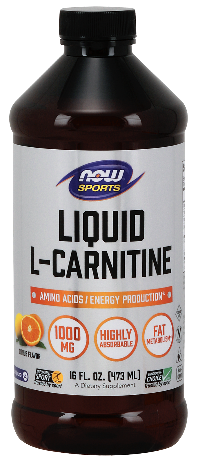 L-Carnitine Liquid 1000 mg, Citrus - 16 fl. oz.