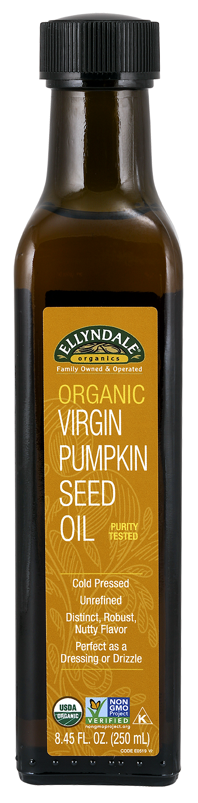 Virgin Pumpkin Seed Oil, Organic - 8.45 oz.