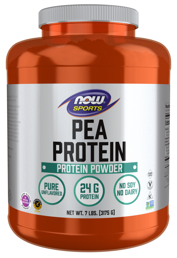 Unflavored Pea Protein Pea Protein Powder NOW