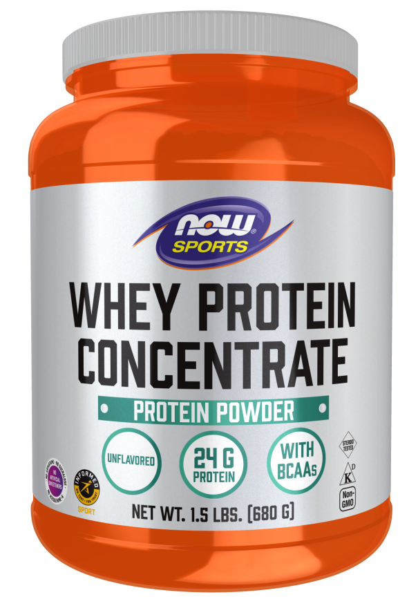 Whey Protein Concentrate Unflavored Protein NOW Foods