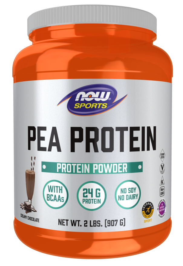 Chocolate Pea Protein Protein Powder NOW