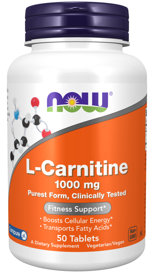 L-Carnitine 1000 mg - 50 Tablets Bottle