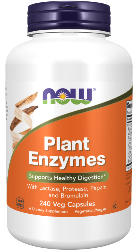 Plant Enzymes - 240 Veg Capsules Bottle