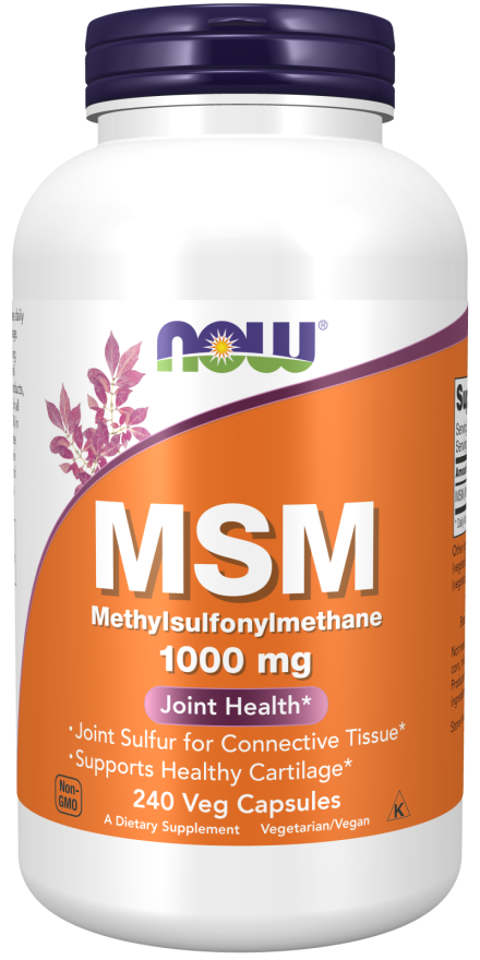 MSM 1000 mg - 240 Veg Capsules Bottle