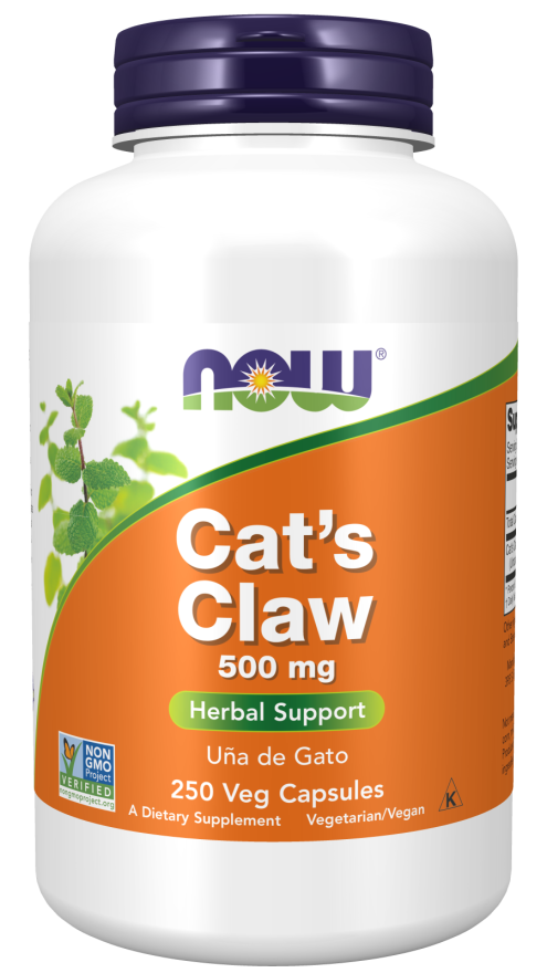 Cat's Claw 500 mg - 250 Veg Capsules Bottle