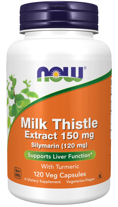 Silymarin Milk Thistle Extract 150 mg - 120 Veg Capsules Bottle