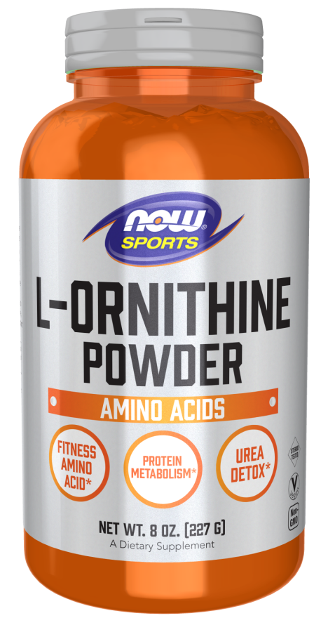 L- Ornithine - 8 oz. Powder Bottle Front