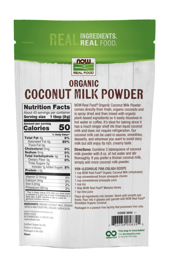 Organic Coconut Milk Nutrition Facts Home Alqu