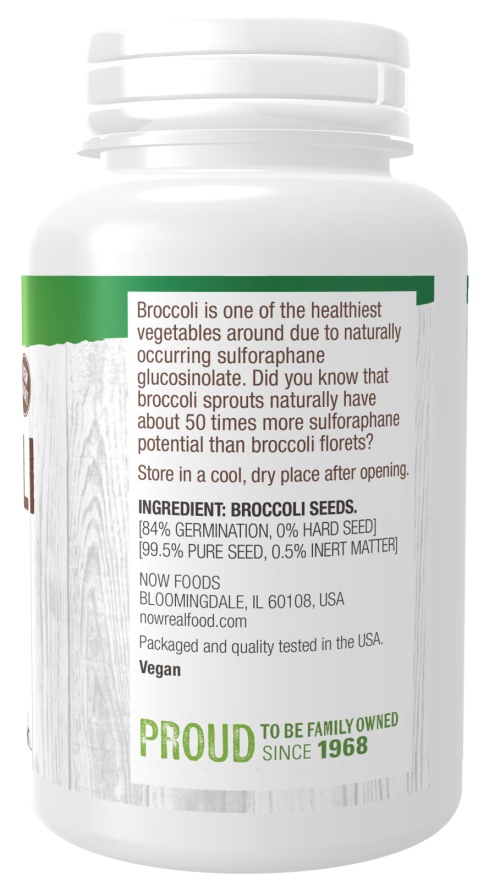Broccoli Seeds - 4 oz. Right Bottle