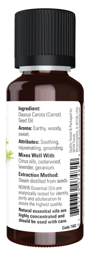 Carrot Seed Oil - 1 fl. oz. Bottle Right