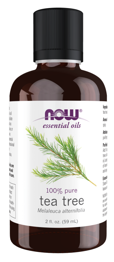 NOW Foods - Organic Essential Oils Tea Tree Oil, 1 Fl. Oz.