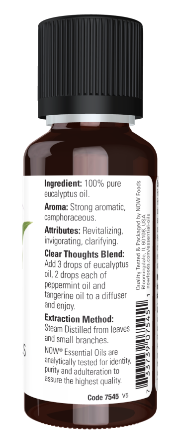 Eucalyptus Globulus Oil - 1 fl. oz. Bottle Right