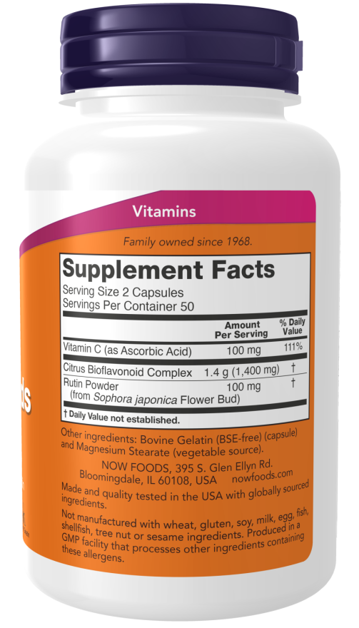 Citrus Bioflavonoids Bioflavonoids NOW Supplements