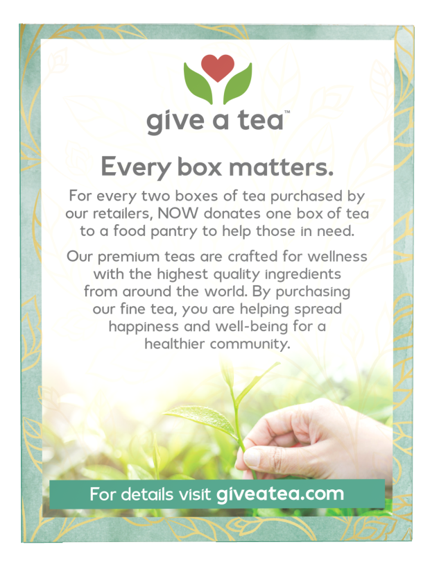 Peppermint Tea, Organic - 24 Tea Bags Box Back