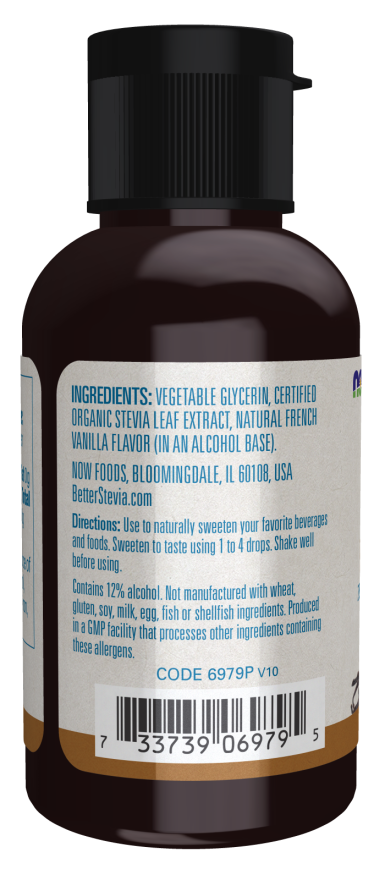 BetterStevia® Liquid, French Vanilla - 2 fl. oz. Bottle Left