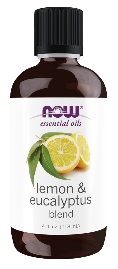 Lemon & Eucalyptus Oil Blend - 4 fl. oz. bottle front