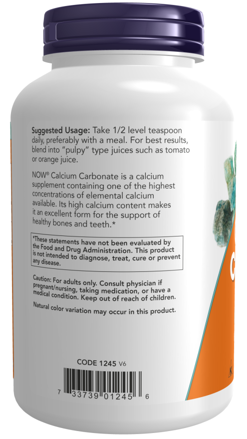 Calcium Carbonate Powder - 12 oz.