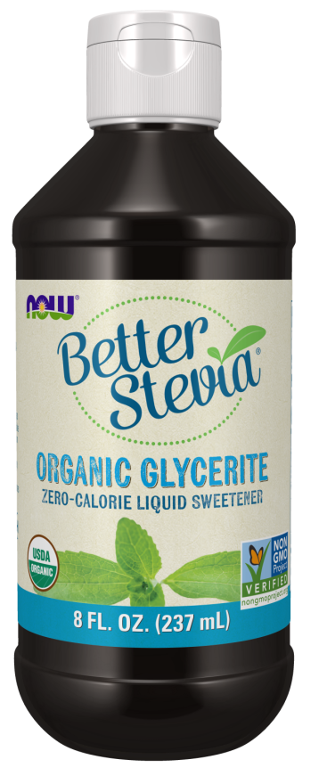 BetterStevia® Liquid, Glycerite - 8 fl. oz. Bottle Front