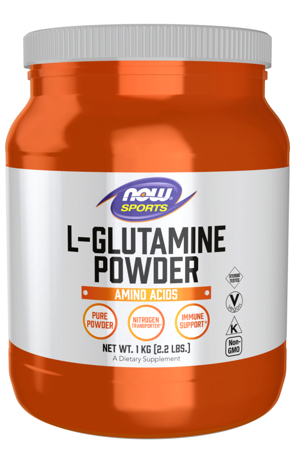 LGlutamine Powder Essential Amino Acids NOW Foods