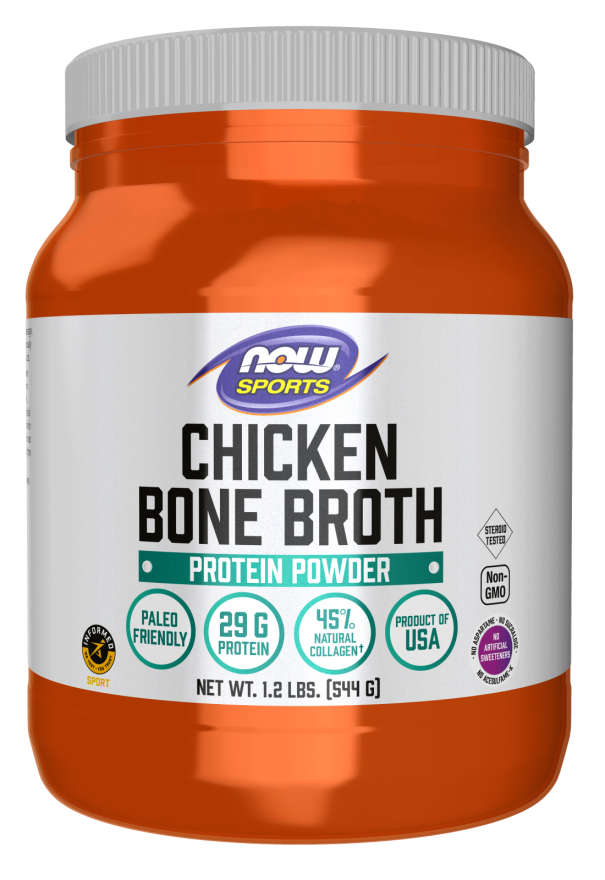 Bone Broth, Chicken Powder - 1.2 lbs. Bottle Front