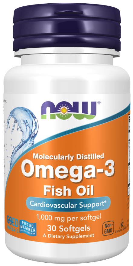 strak Mammoet aanklager Omega-3 Molecularly Distilled Softgels | NOW Foods