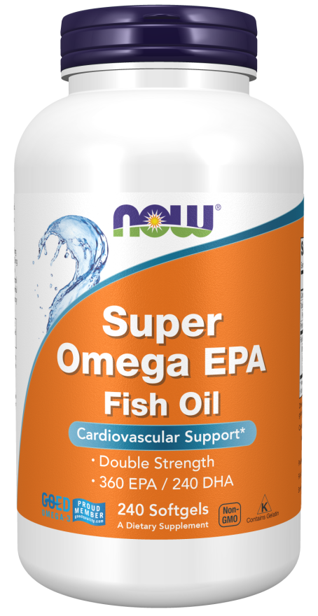 Super Omega EPA, Double Strength Softgels Bottle Front