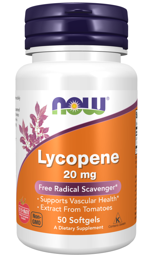 Lycopene 20 mg - 50 Softgels Bottle Front