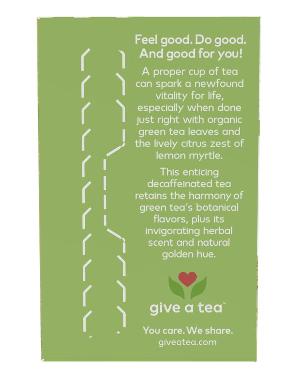 Green Tranquility™ Tea, Organic - 24 Tea Bags Box Left