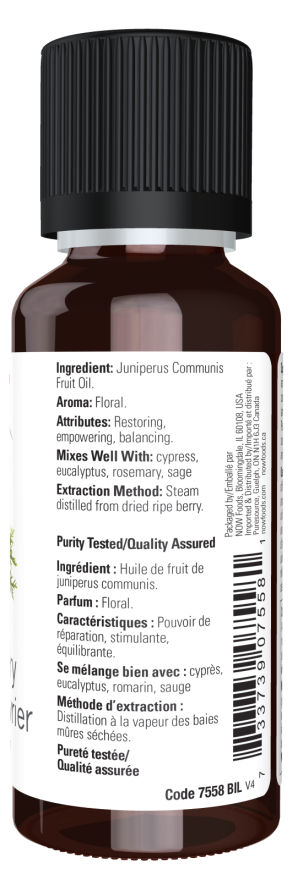 Juniper Berry Oil - 1 oz. Bottle Right