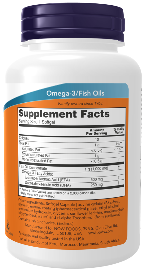 Ultra Omega-3 (Bovine Gelatin) - 90 Softgels Bottle Right