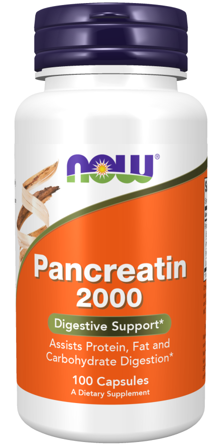 Pancreatin 2000 - 100 Capsules Bottle Front