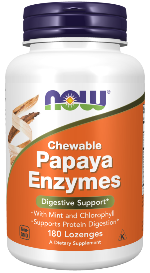 Papaya Enzyme - 180 Lozenges Bottle Front