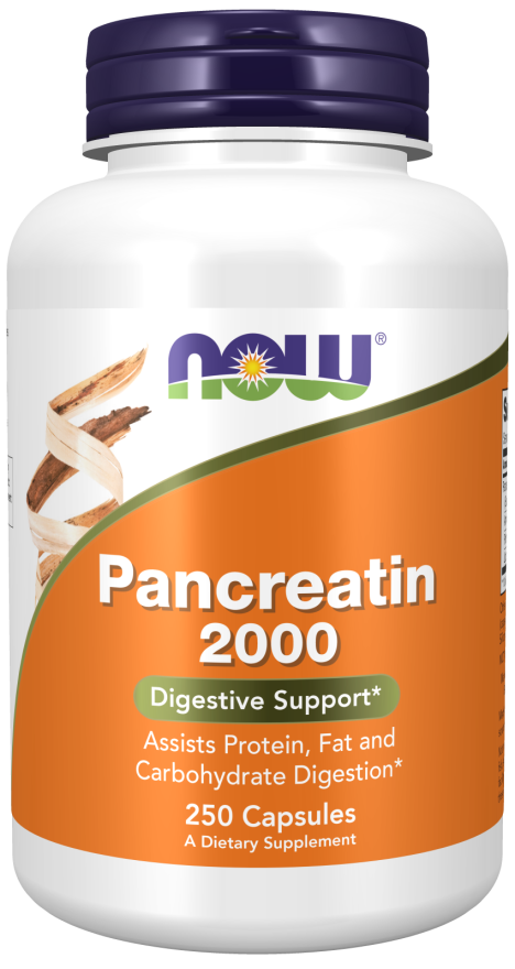 Pancreatin 2000 - 250  Capsules Bottle Front