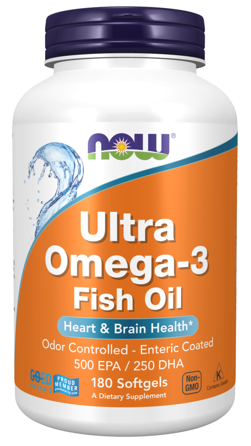 Ultra Omega-3 (Bovine Gelatin) - 180 Softgels Bottle Front