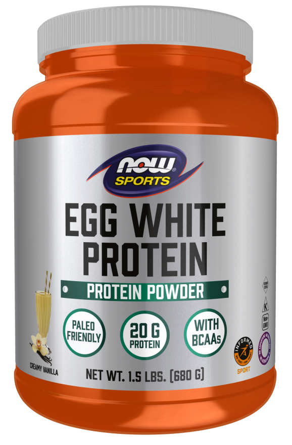 Egg White Protein, Creamy Vanilla Powder - 1.5 lbs. Bottle front