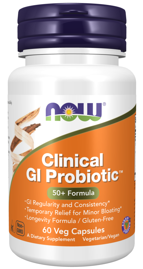 Clinical GI Probiotic™ - 60 Veg Capsules Bottle Front