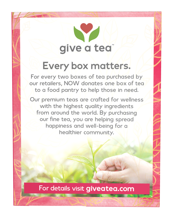 Women's Righteous Raspberry Tea - 24 Tea Bags Box Back