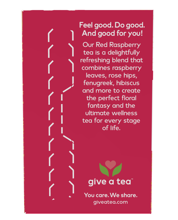Women's Righteous Raspberry Tea - 24 Tea Bags Box Left
