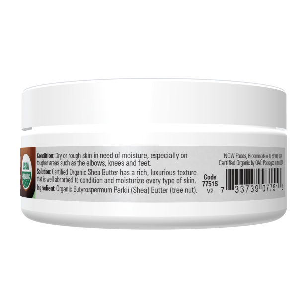 Shea Butter, Organic & Pure - 3 oz. Jar Right