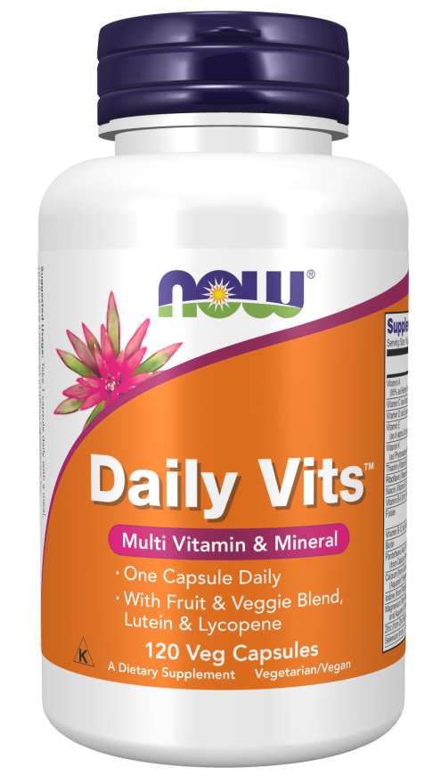 Daily Vits™ - 120 Veg Capsules Bottle Front