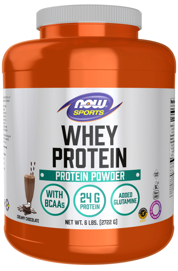 Whey Protein Creamy Chocolate Powder - 6 lbs. Bottle Front