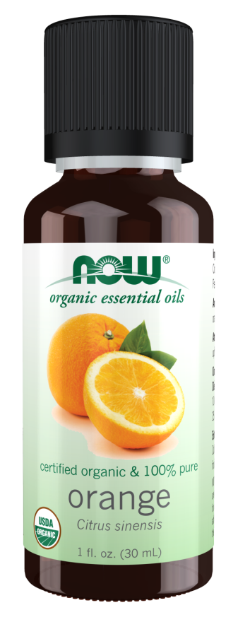 Orange Oil, Organic - 1 fl. oz. Bottle Front