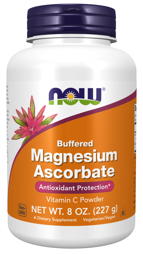 Magnesium Ascorbate Powder - 8 oz. Bottle Front