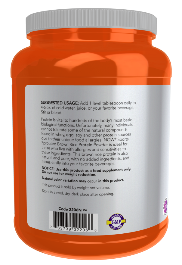 Brown Rice Protein Powder Buy Online NOW Sports