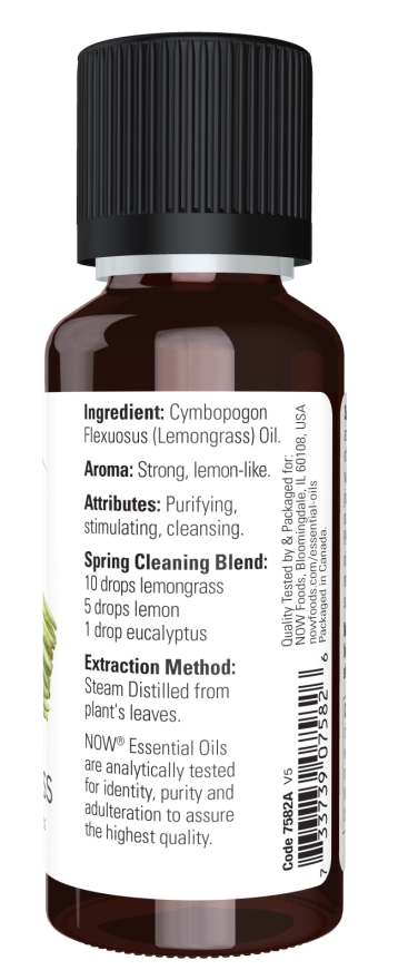 Lemongrass Oil - 1 oz. Bottle Left