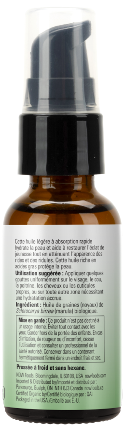 Marula Oil, Organic - 1 fl. oz. Bottle Right