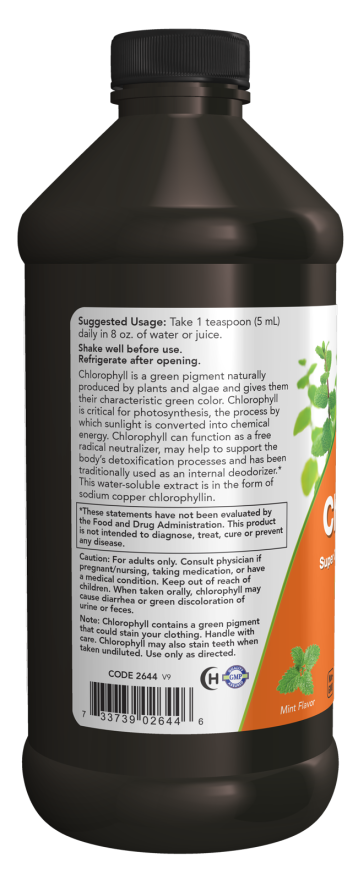 Liquid Chlorophyll - 16 oz. Bottle Left
